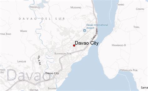 Weather forecast and conditions for Davao City .